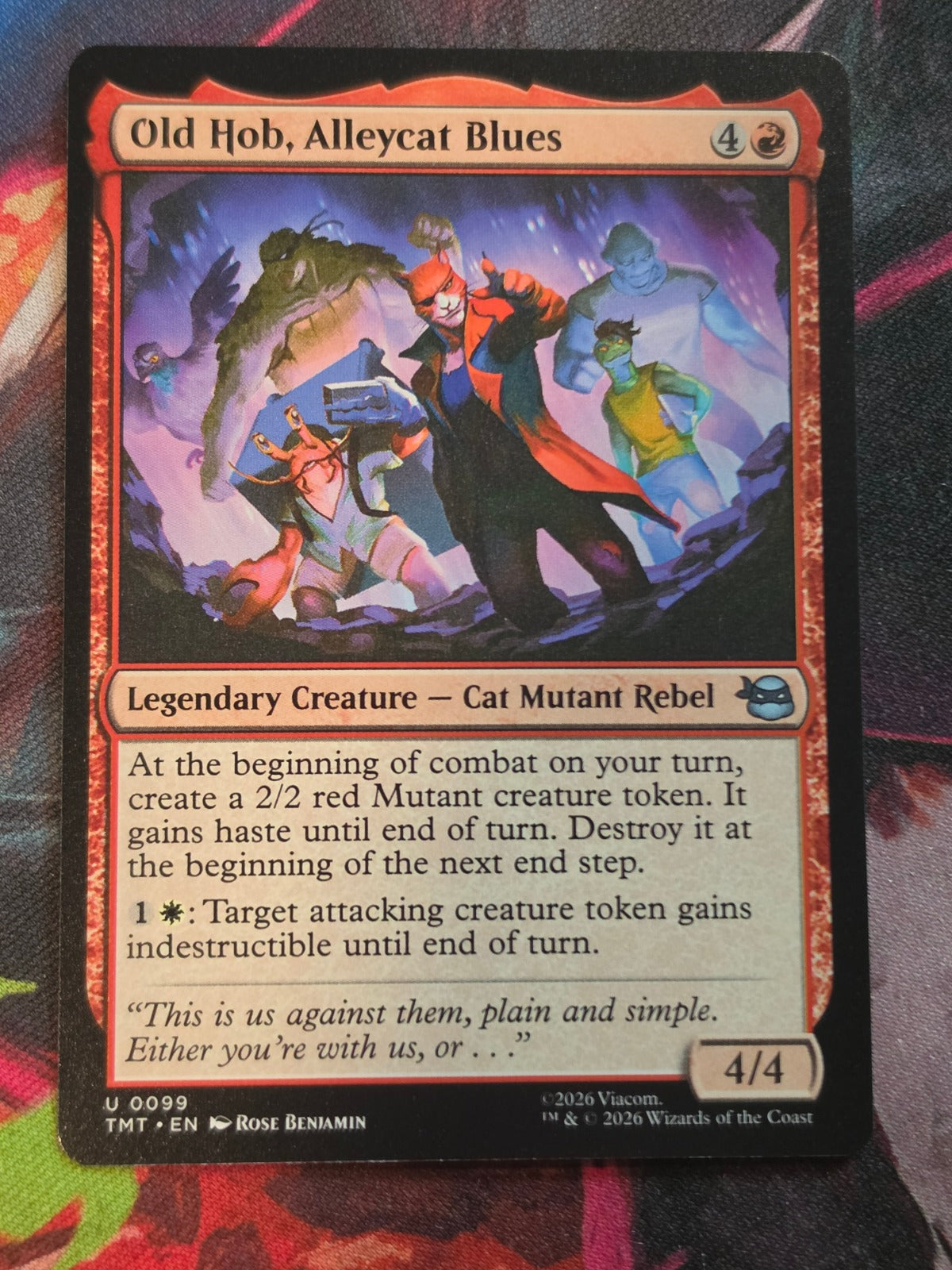 Old Hob, Alleycat Blues - 99 - Teenage Mutant Ninja Turtles - U - NM MTG