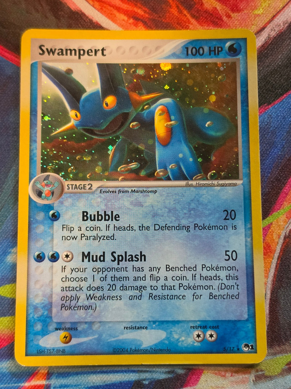 Swampert Rare POP Series 1 005/017 HP Pokemon