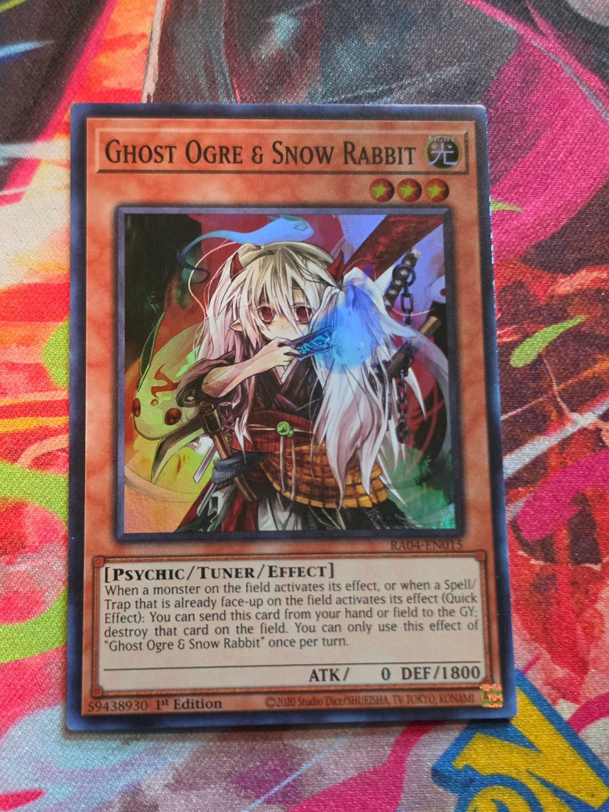 Ghost Ogre & Snow Rabbit Super Rare Quarter Century Stampede RA04-EN015 NM