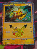 Pikachu - 041/128 - ME: 30th Celebration - Pikachu Rare - NM - Pokemon