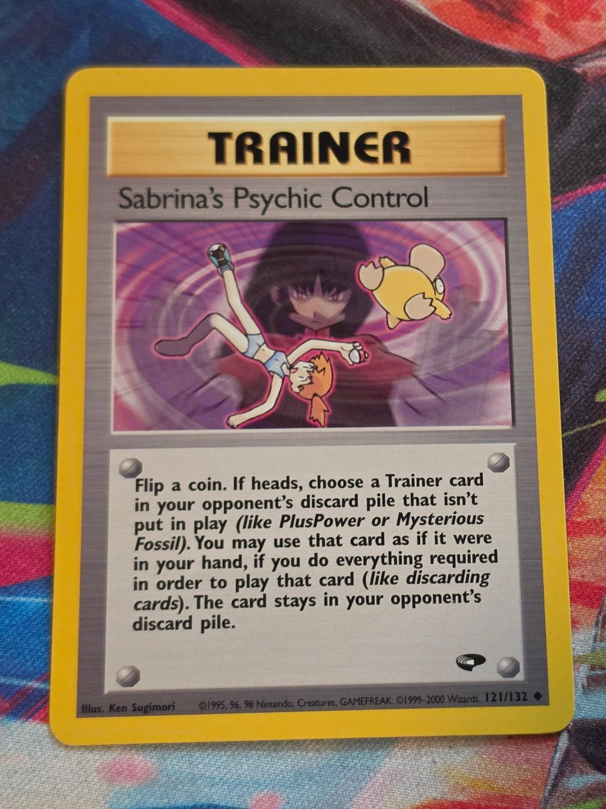 Sabrina's Psychic Control - 121/132 - Gym Challenge - Uncommon - Unlimited - NM Pokemon