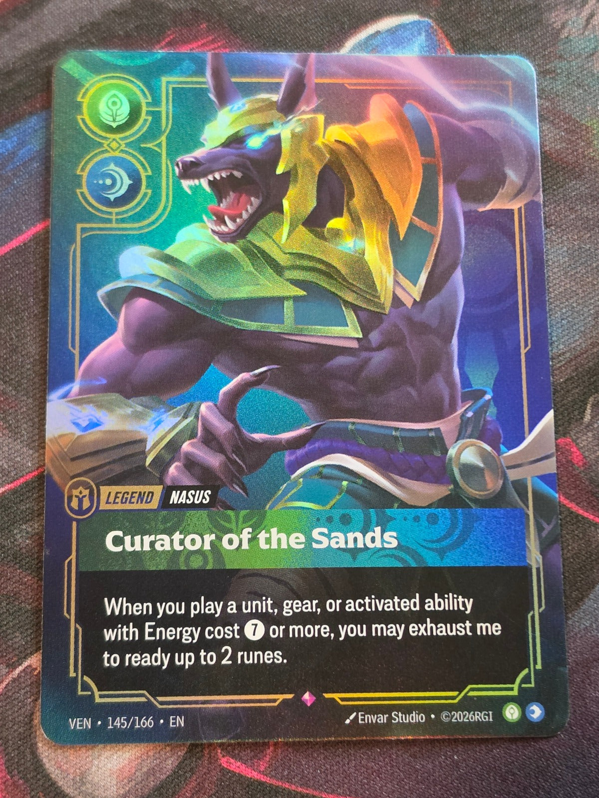 Nasus, Curator of the Sands - 145/166 - Vendetta - Rare - NM