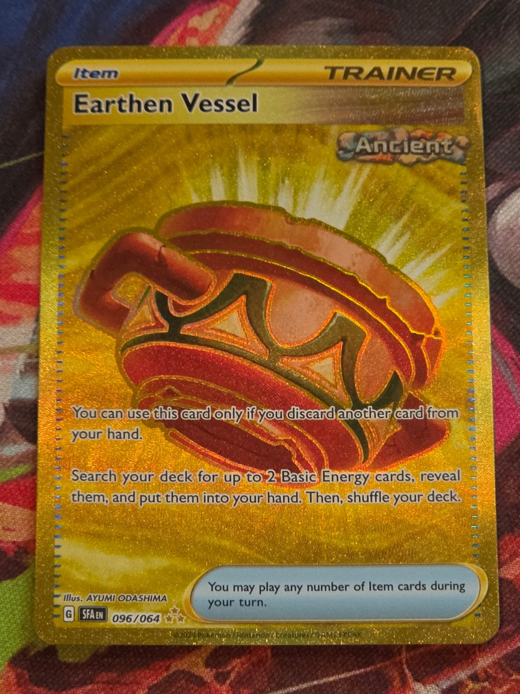 Earthen Vessel Hyper Rare SV: Shrouded Fable 096/064 NM Pokemon
