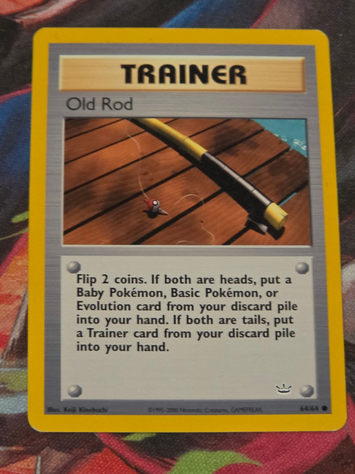 Old Rod - 64/64 - Neo Revelation - Common - Unlimited - LP Pokemon