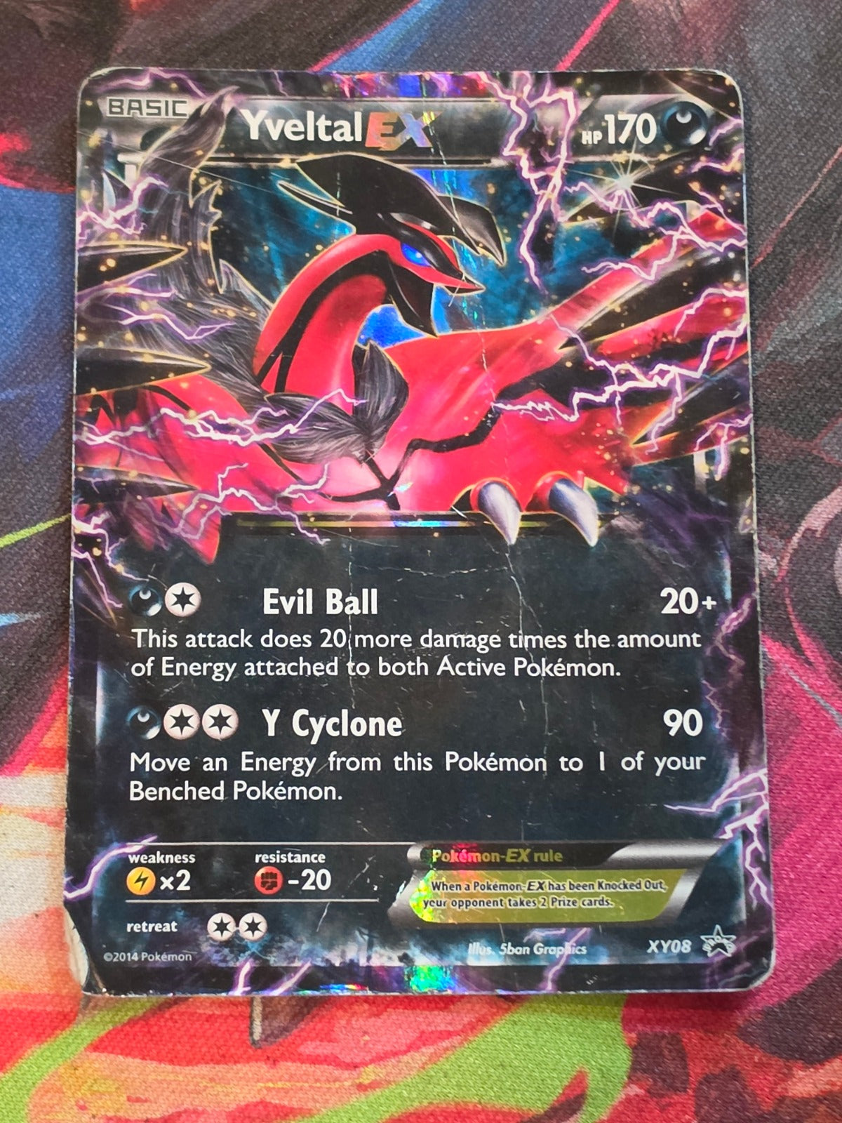 Yveltal EX Promo XY Promos XY08 DMG Pokemon