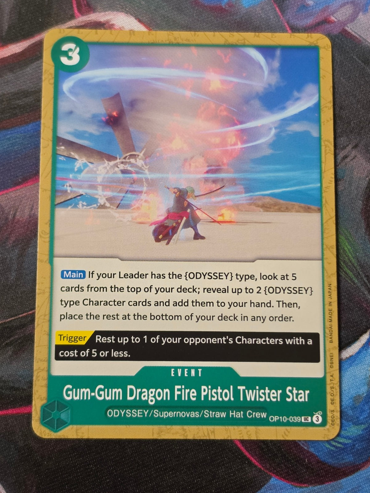 Gum-Gum Dragon Fire Pistol Twister Star UC Royal Blood OP10-039 NM One Piece
