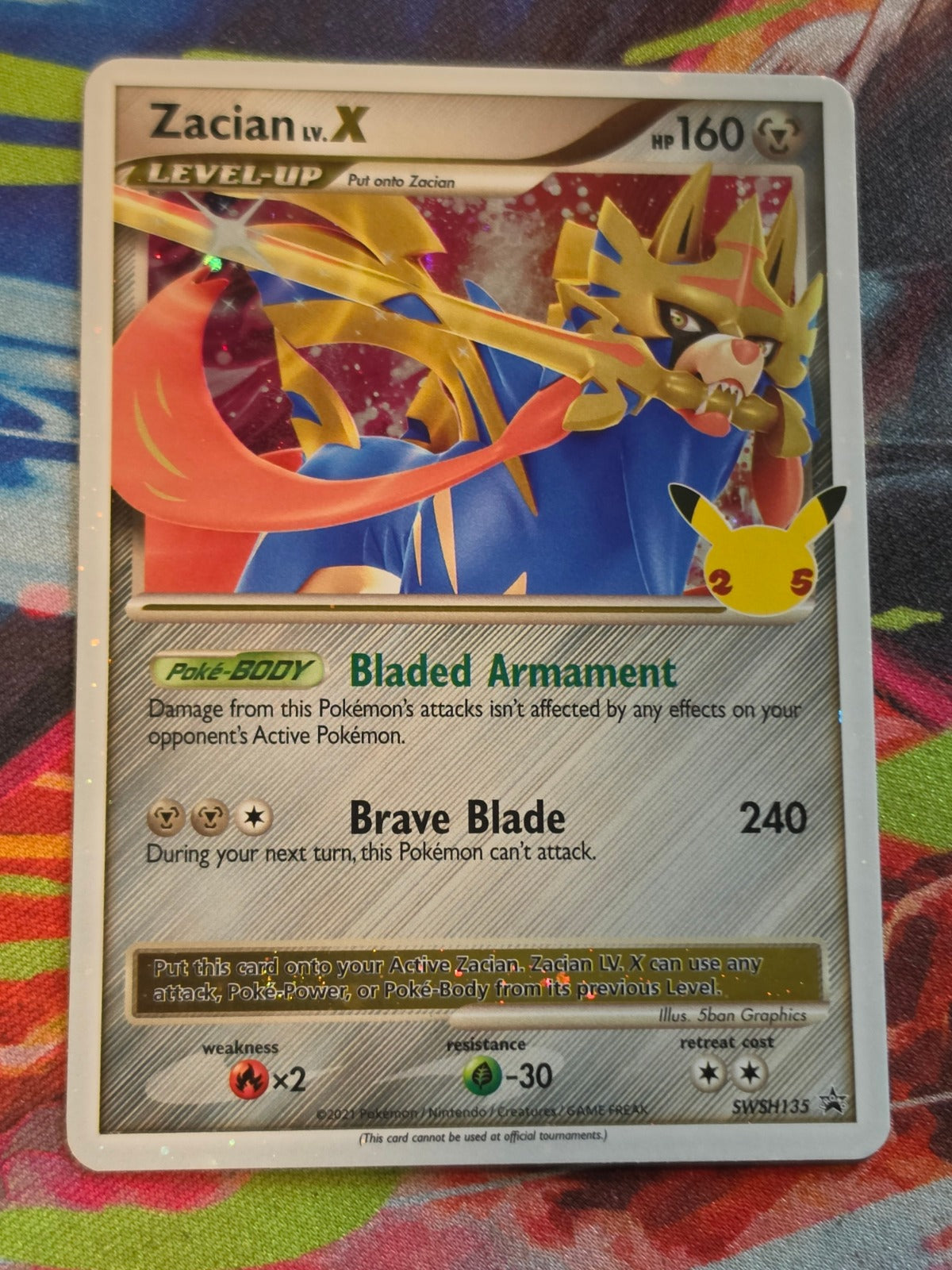 Zacian LV. X Promo SWSH: Sword & Shield Promo Cards SWSH135 NM Pokemon