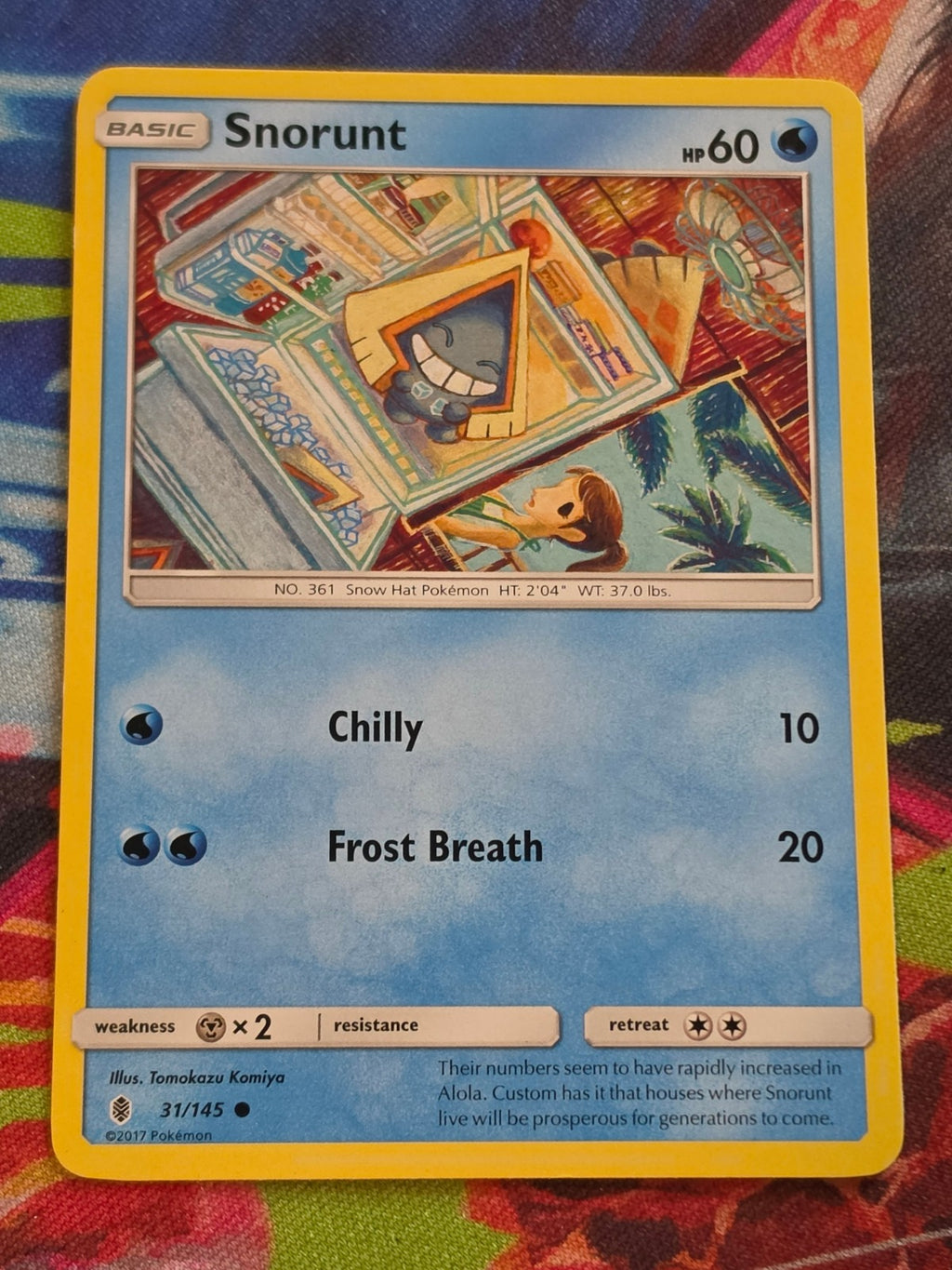 Snorunt - 31/145 - SM - Guardians Rising - Common - LP - Pokemon
