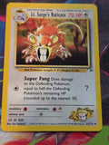 Lt. Surge's Raticate - 051/132 - Gym Heroes - Uncommon - Unlimited - NM Pokemon