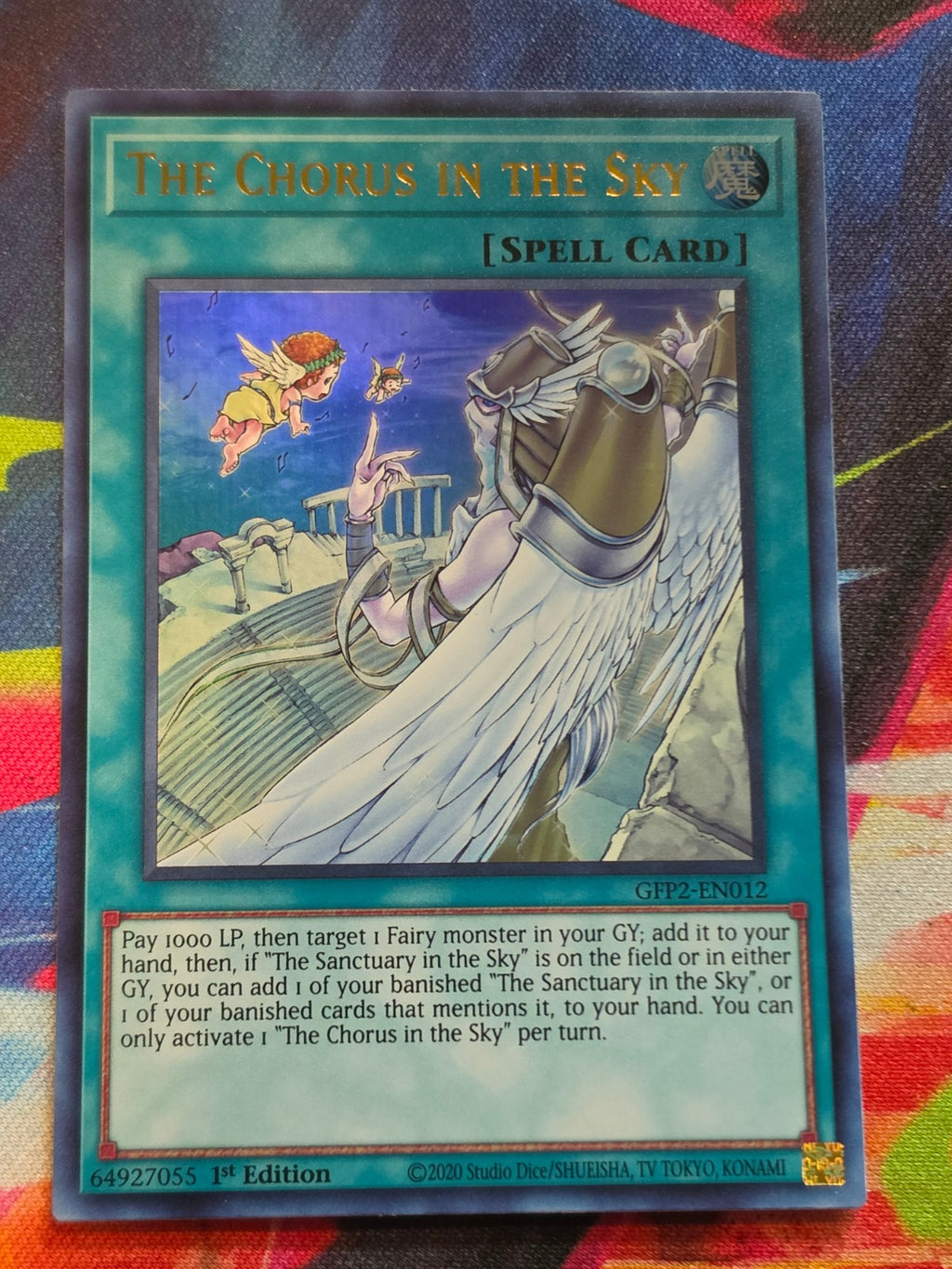 The Chorus in the Sky Ultra Rare Ghosts From the Past: The 2nd Haunting GFP2-EN012 1st Edition LP Yu-Gi-Oh!