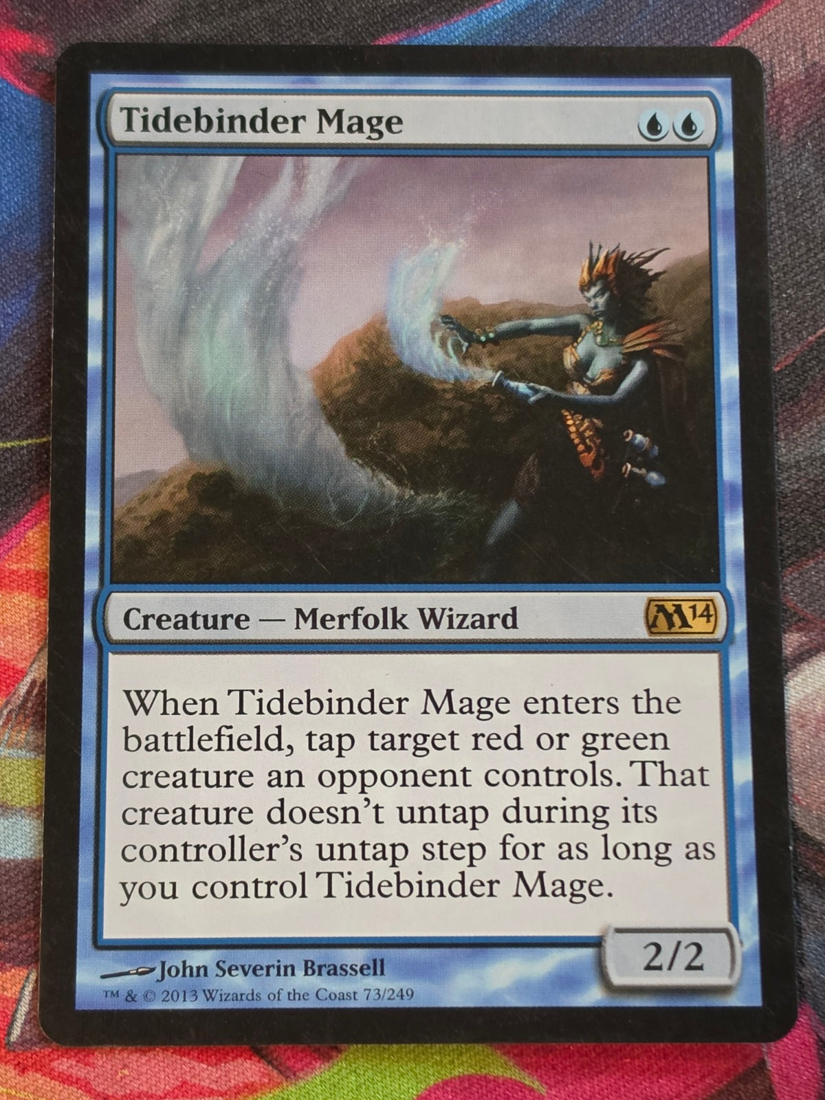 Tidebinder Mage - 73 - Magic 2014 (M14) - R - LP MTG