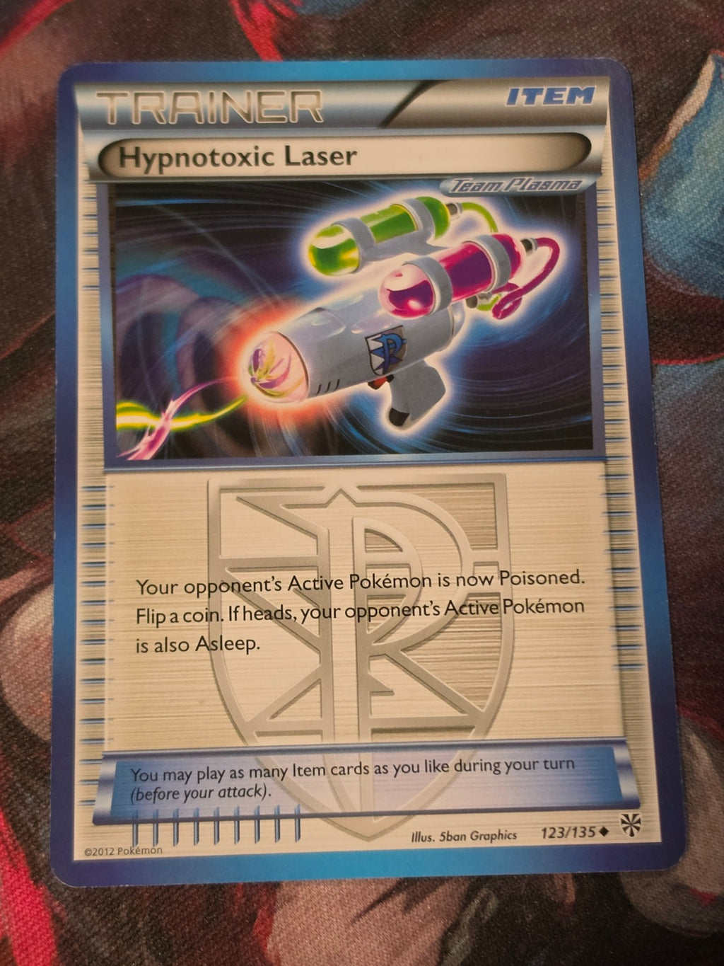 Hypnotoxic Laser (Team Plasma) - 123/135 - Plasma Storm - Uncommon - NM - Pokemon