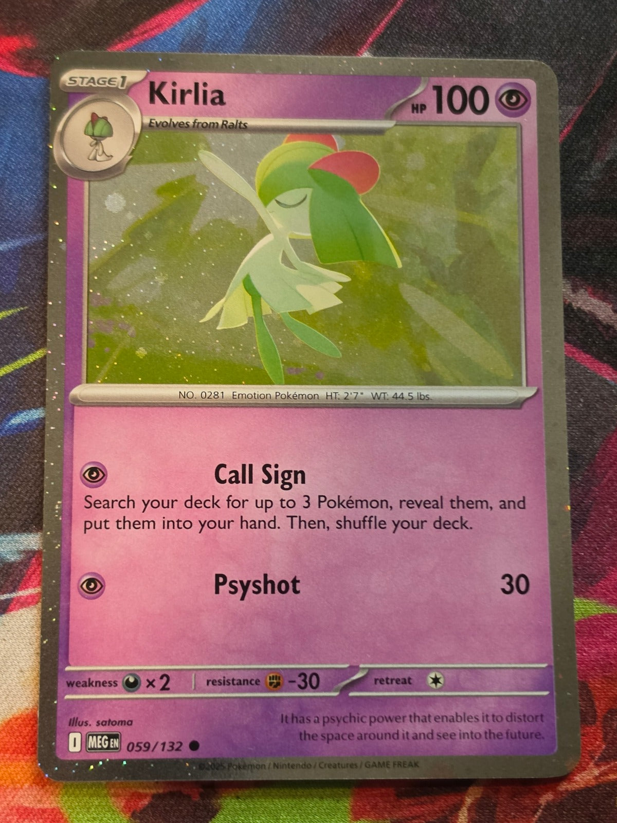 Kirlia (Cosmos Holo) Common Miscellaneous Cards & Products 059/132 NM Pokemon