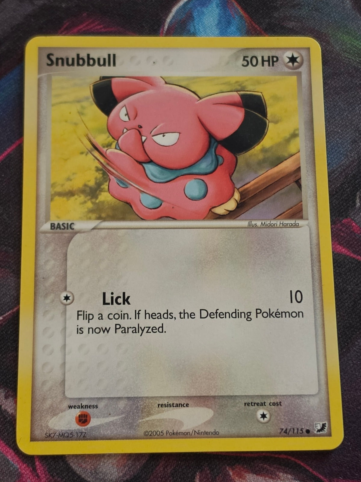 Snubbull - 74/115 - EX Unseen Forces - Common - LP - Pokemon