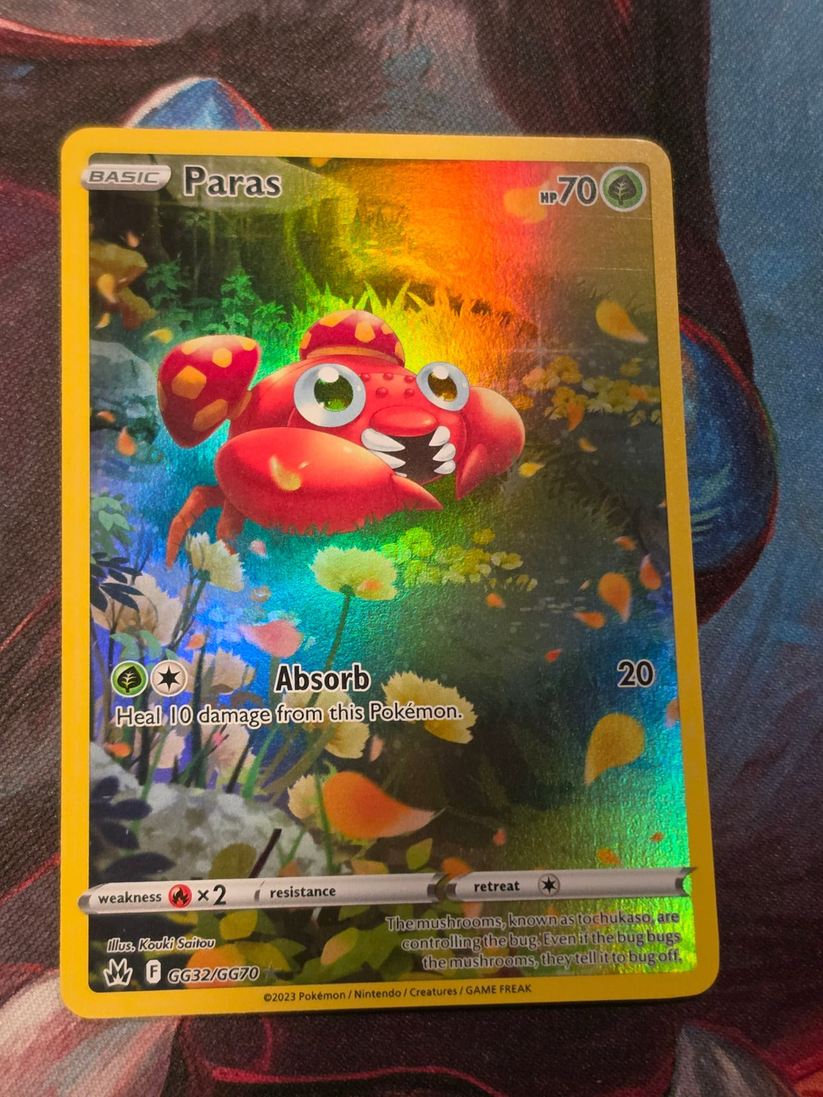 Paras Ultra Rare Crown Zenith Galarian Gallery GG32/GG70 NM Pokemon