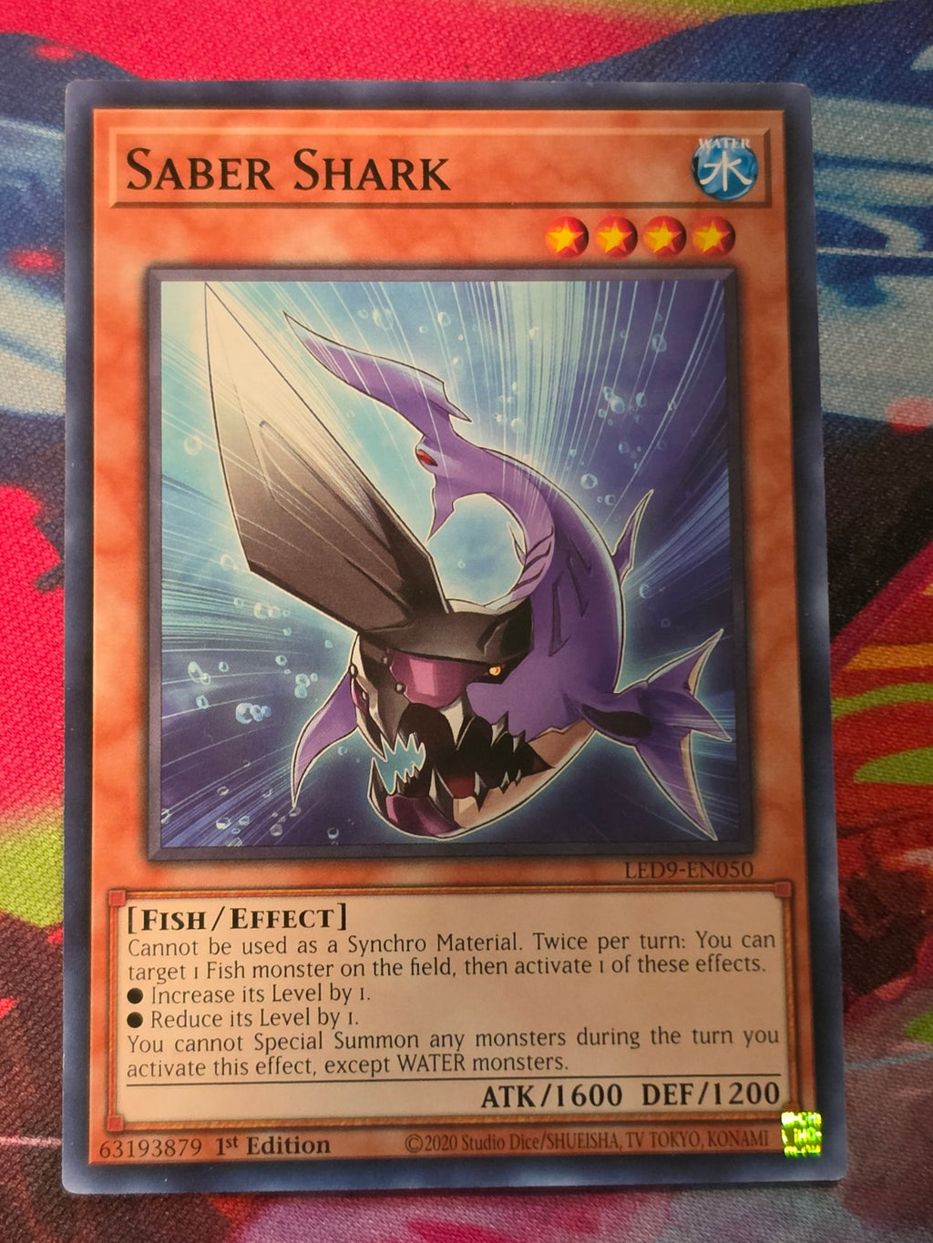 Saber Shark Common Legendary Duelists: Duels From the Deep LED9-EN050 LP