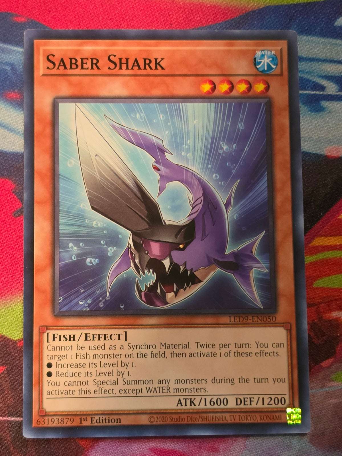 Saber Shark Common Legendary Duelists: Duels From the Deep LED9-EN050 LP