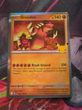 Groudon Rare ME: 30th Celebration 082/128 NM Pokemon