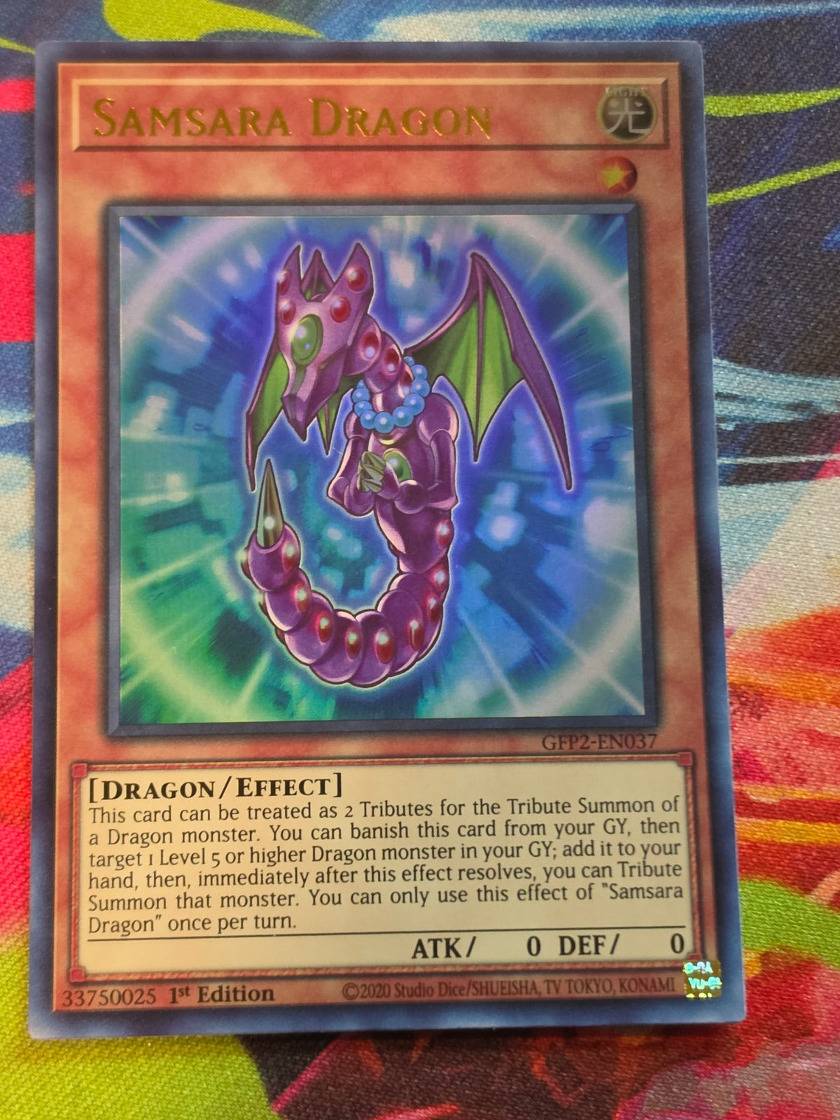 Samsara Dragon Ultra Rare Ghosts From the Past: The 2nd Haunting GFP2-EN037 LP