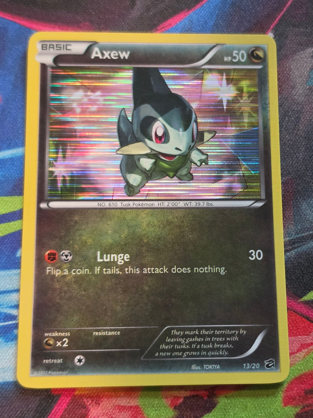 Axew (13) Holo Rare Dragon Vault 13/20 NM-/LP+ Pokemon