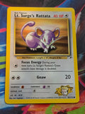 Lt. Surge's Rattata - 082/132 - Gym Heroes - Common - Unlimited - NM Pokemon