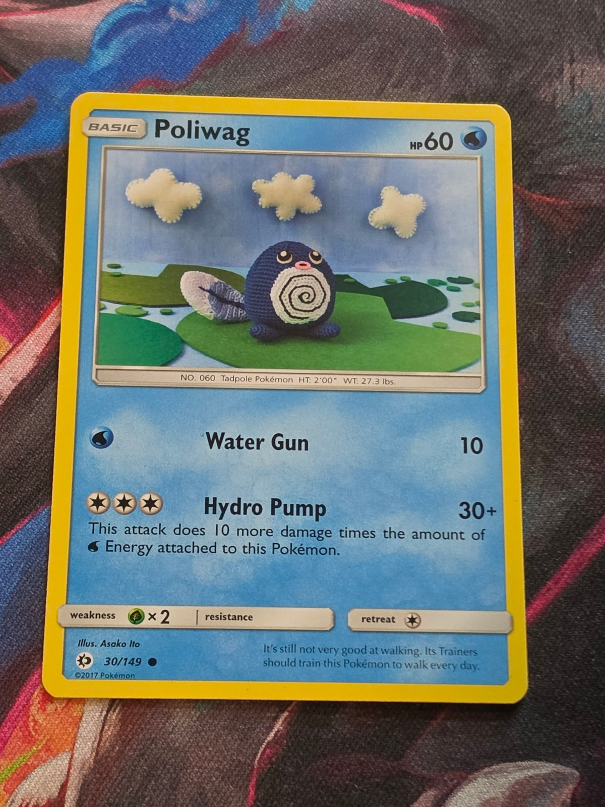 Poliwag - 30/149 - SM Base Set - Common - NM - Pokemon