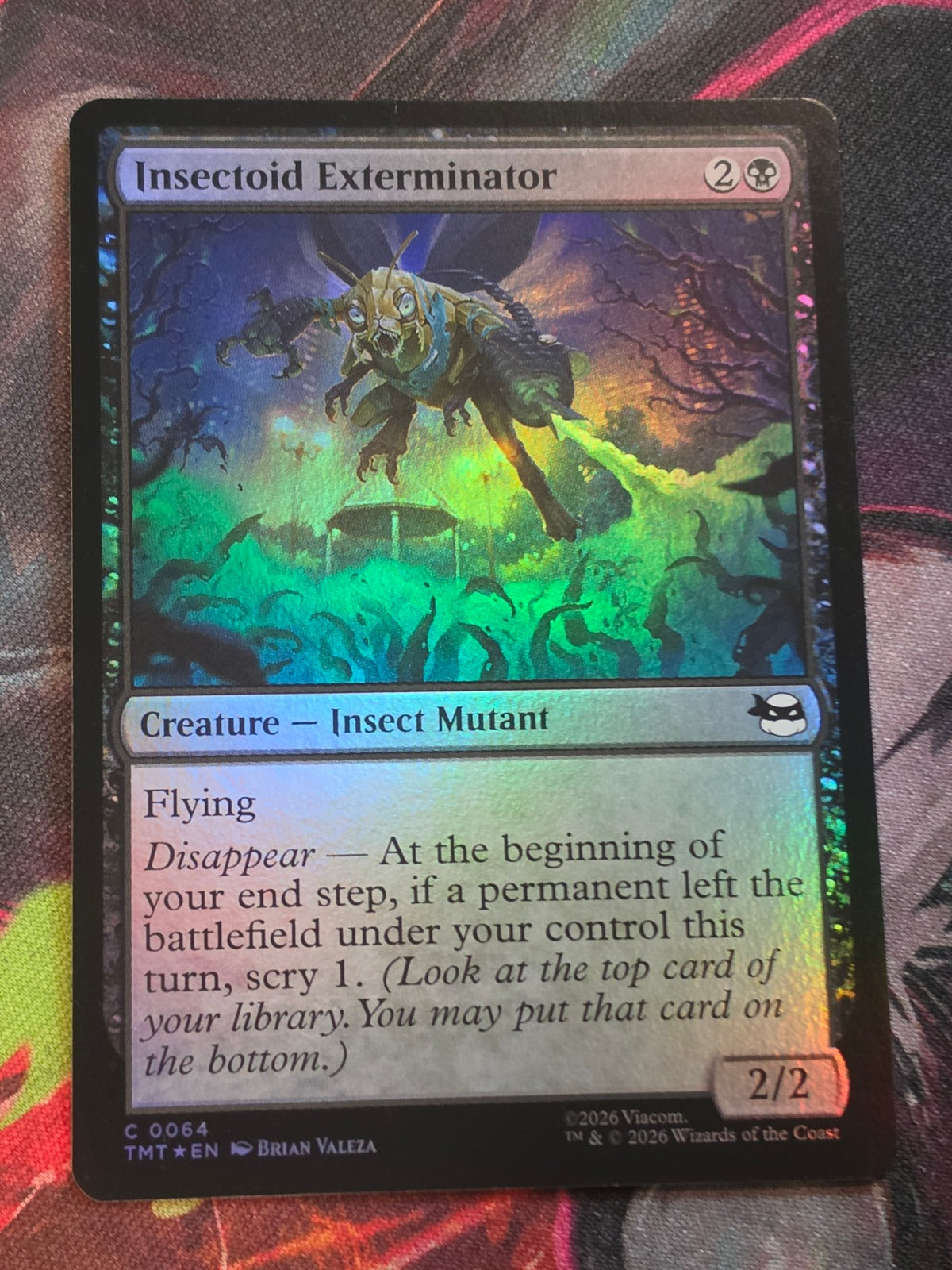 Insectoid Exterminator - 64 - Teenage Mutant Ninja Turtles - C - Foil - NM MTG