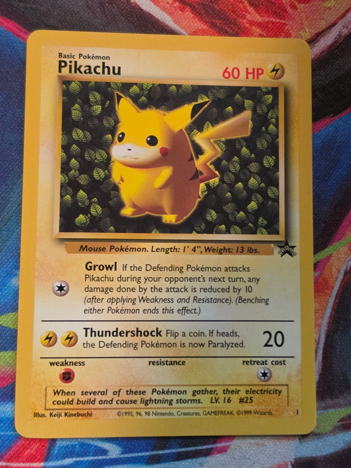 Pikachu Promo WotC Promo 01/53 NM Pokemon