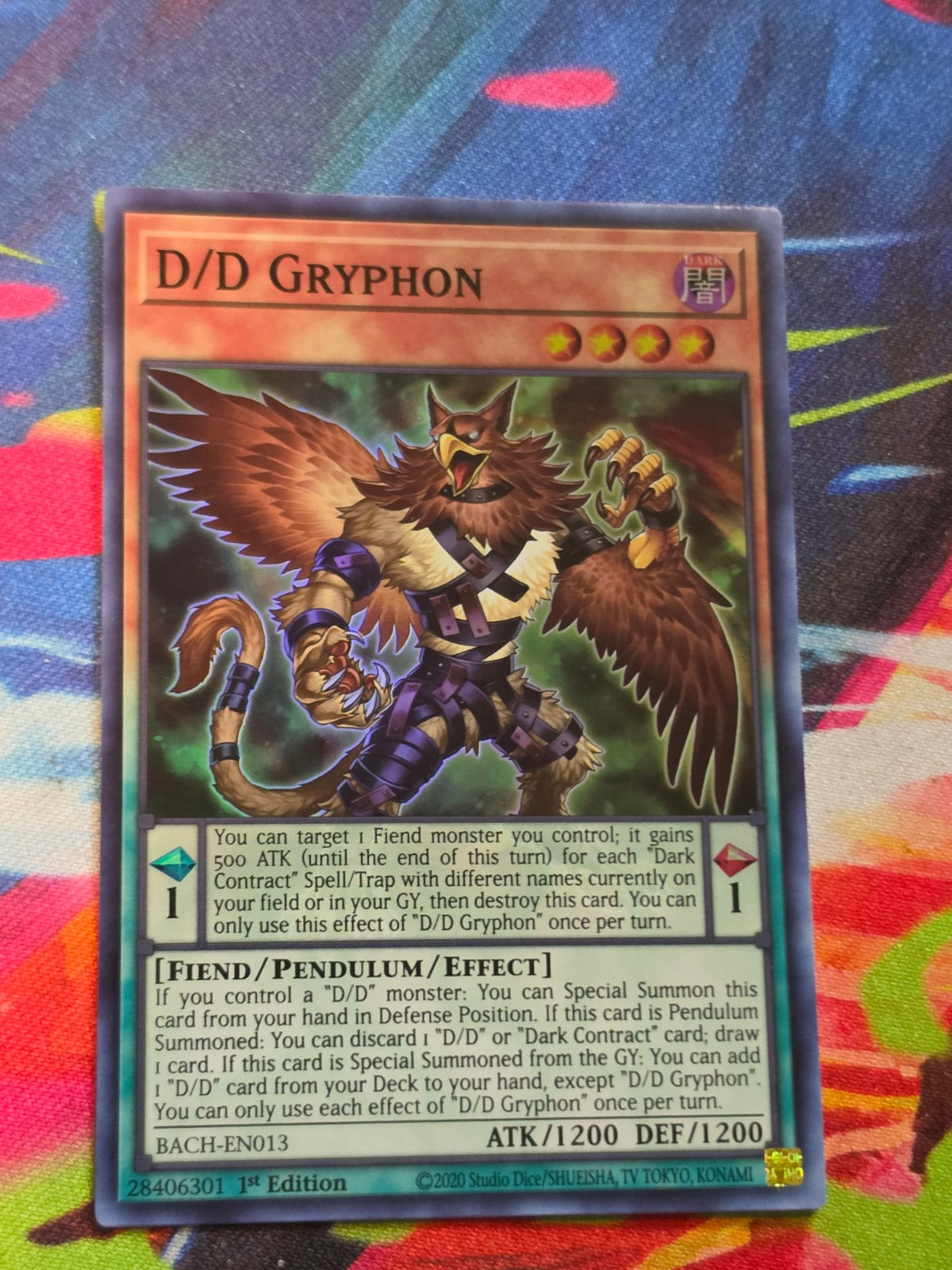 D/D Gryphon Super Rare Battle of Chaos BACH-EN013 LP