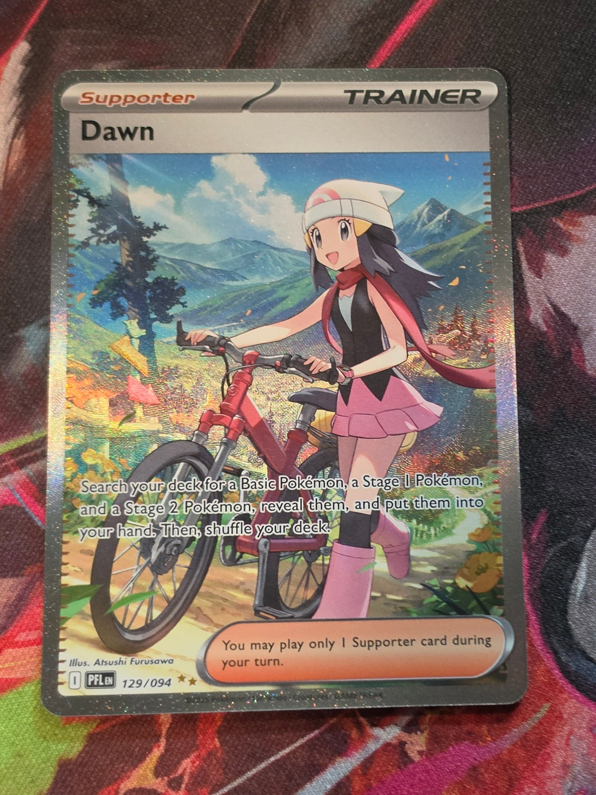 Dawn Special Illustration Rare Phantasmal Flames 129/094 NM Pokemon