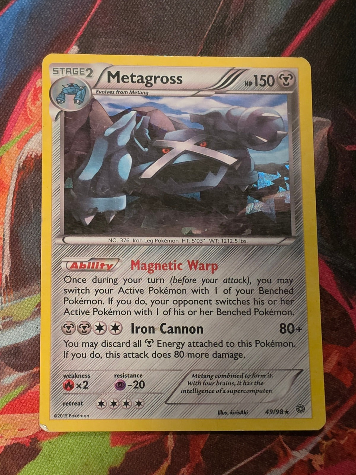 Metagross (XY Ancient Origins) Holo Rare Deck Exclusives 049/098 MP Pokemon