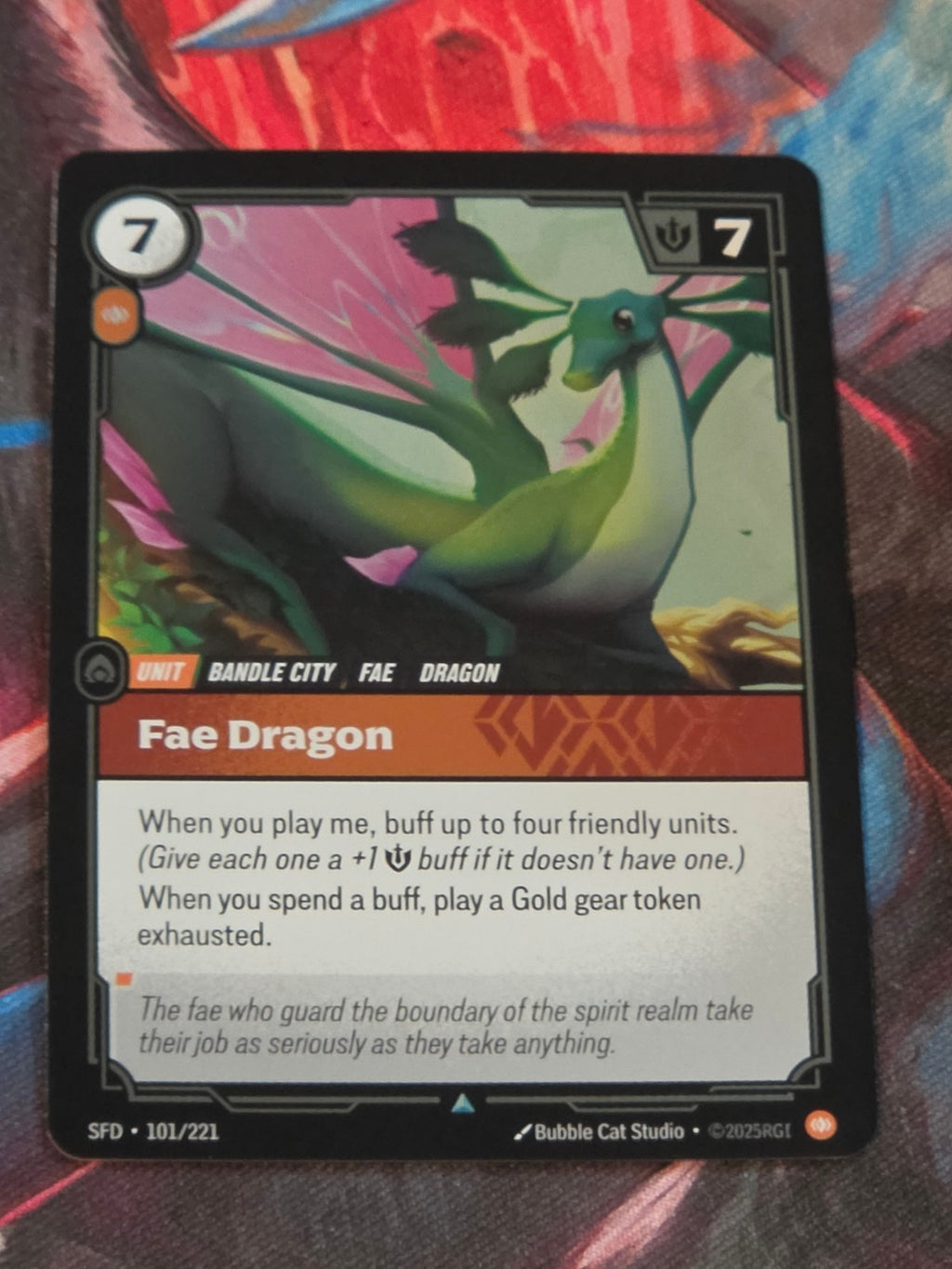 Fae Dragon - 101/221 - Spiritforged - Uncommon - NM