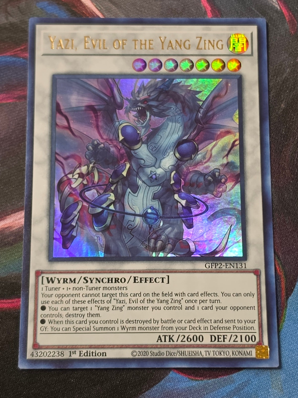 Yazi, Evil of the Yang Zing Ultra Rare Ghosts From the Past: The 2nd Haunting GFP2-EN131 LP