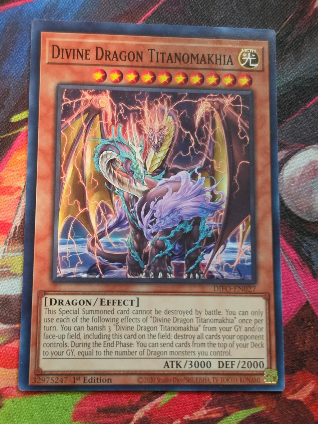 Divine Dragon Titanomakhia Common Dimension Force DIFO-EN027 LP