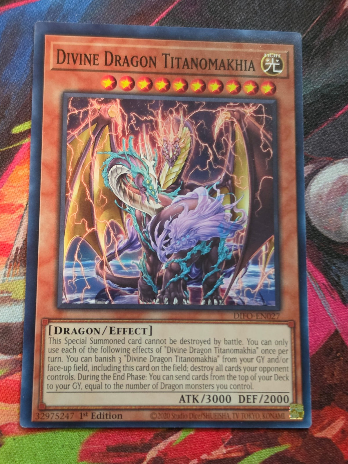 Divine Dragon Titanomakhia Common Dimension Force DIFO-EN027 LP