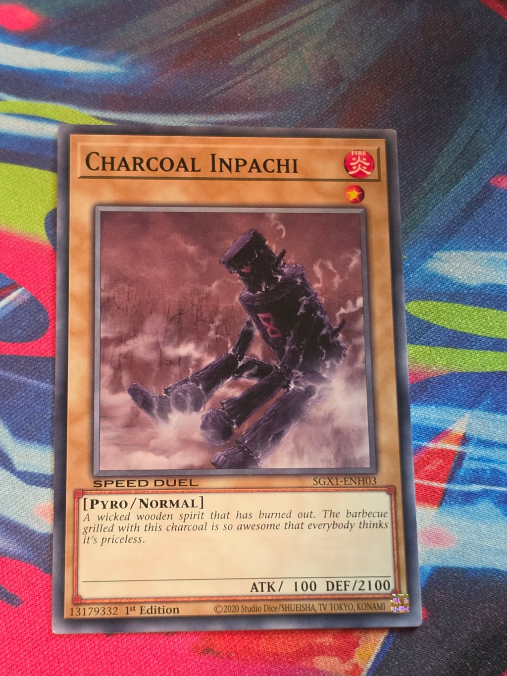 Charcoal Inpachi Common Speed Duel GX: Duel Academy Box SGX1-ENH03 1st Edition LP Yu-Gi-Oh!