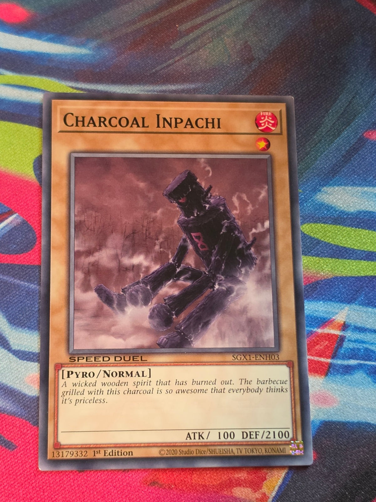 Charcoal Inpachi Common Speed Duel GX: Duel Academy Box SGX1-ENH03 1st Edition LP Yu-Gi-Oh!