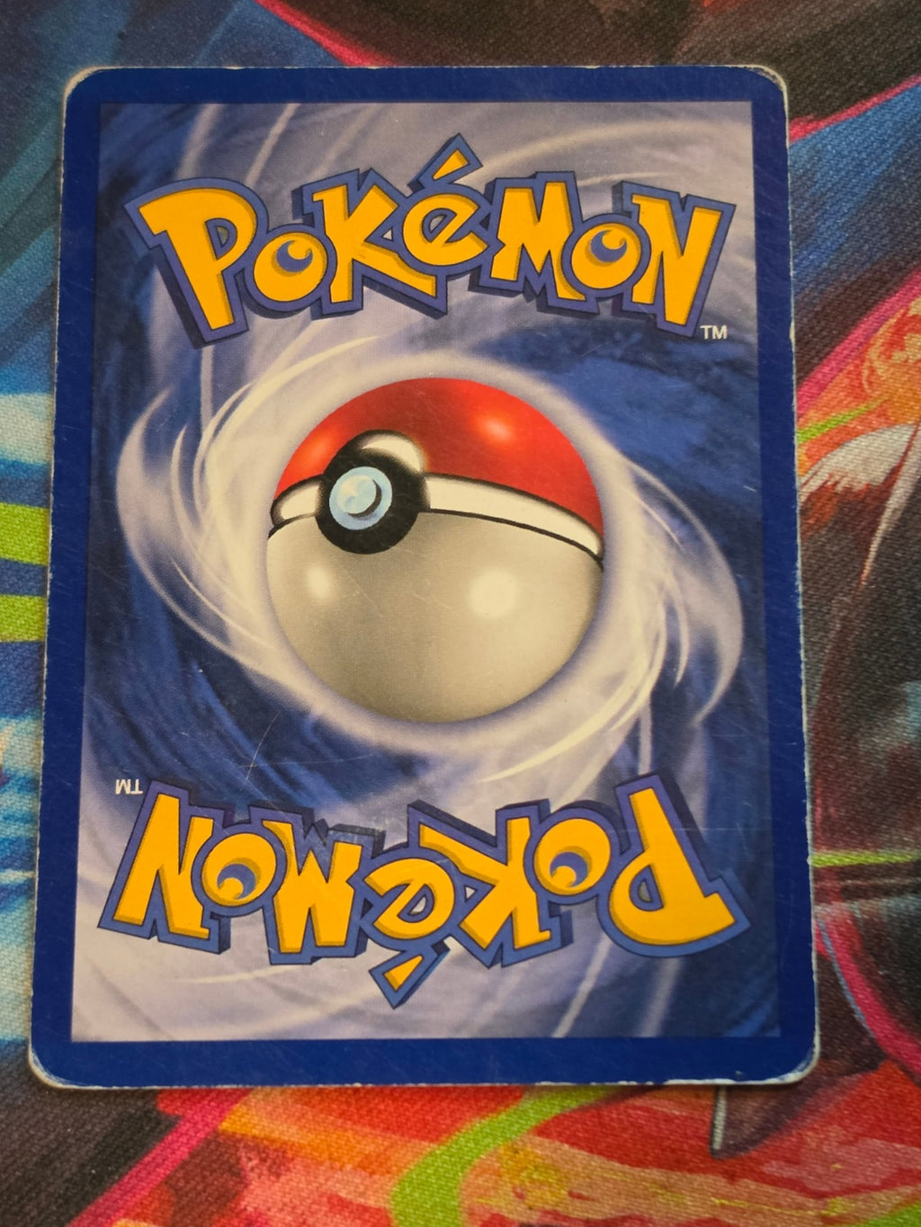 Psychic Energy Shadowless Base Set Common 101/102 LP Pokemon (Back)