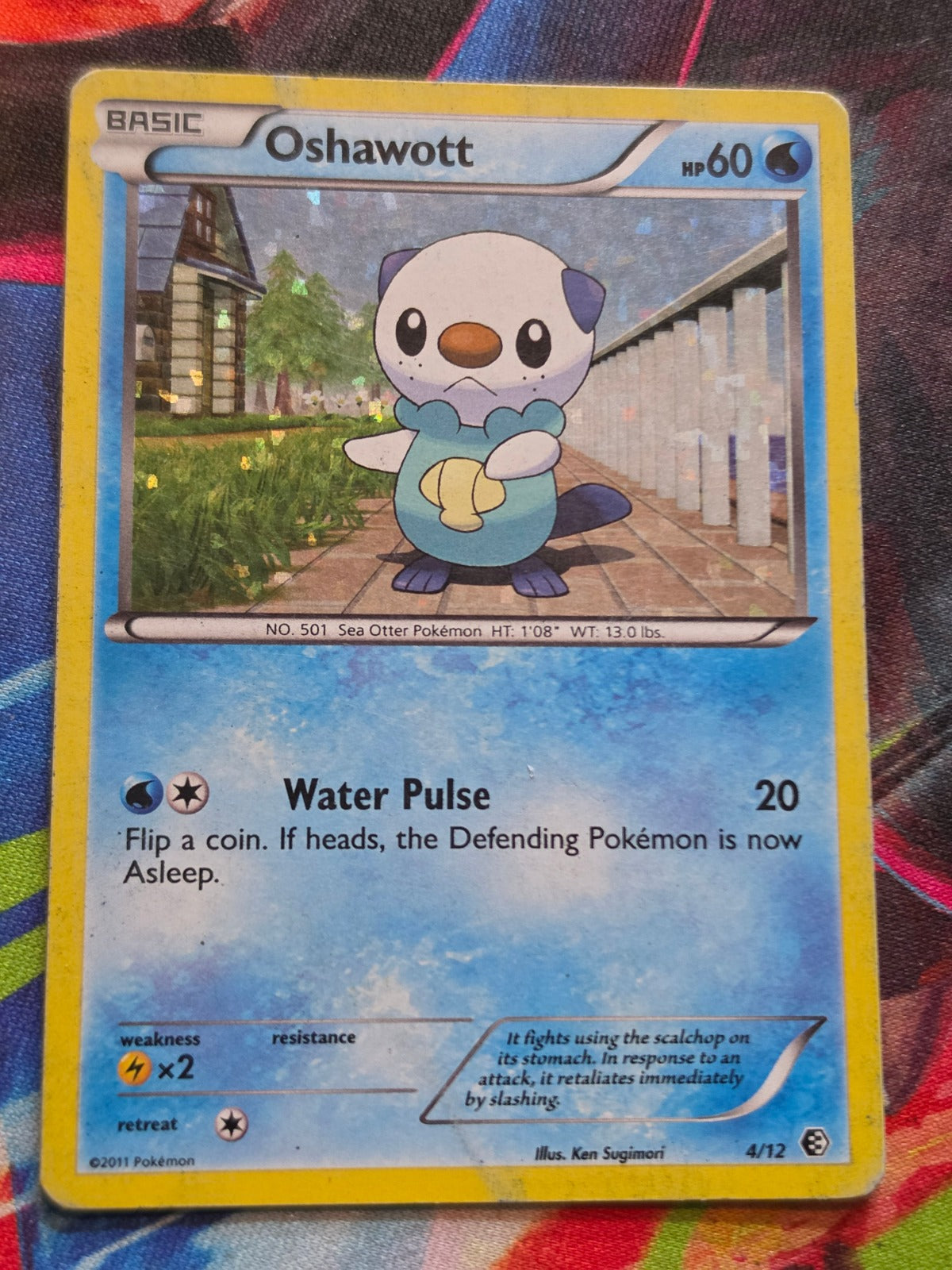 Oshawott Holo Promo McDonald's Promos 2011 004/012 HP Pokemon