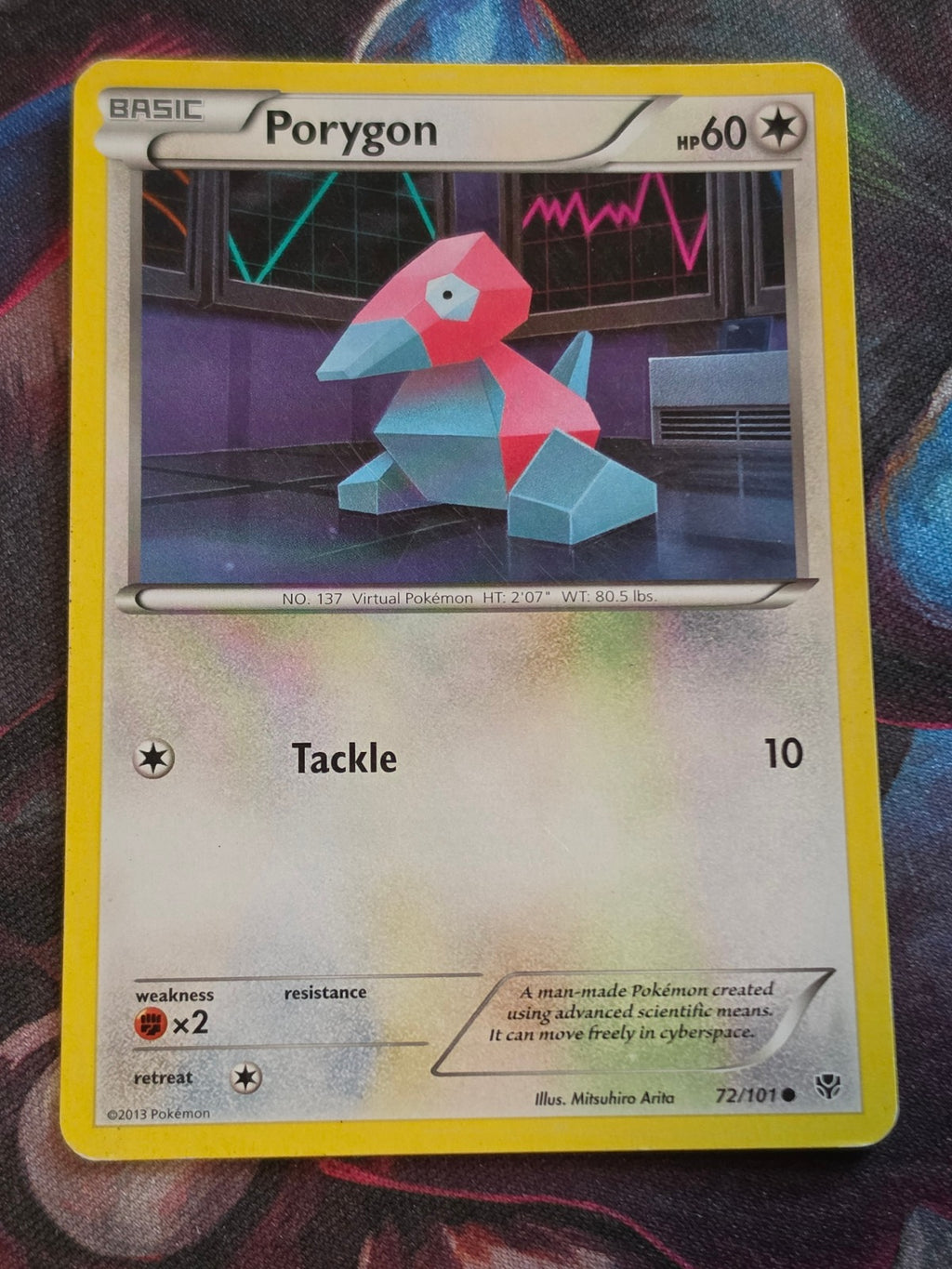 Porygon - 72/101 - Plasma Blast - Common - MP - Pokemon