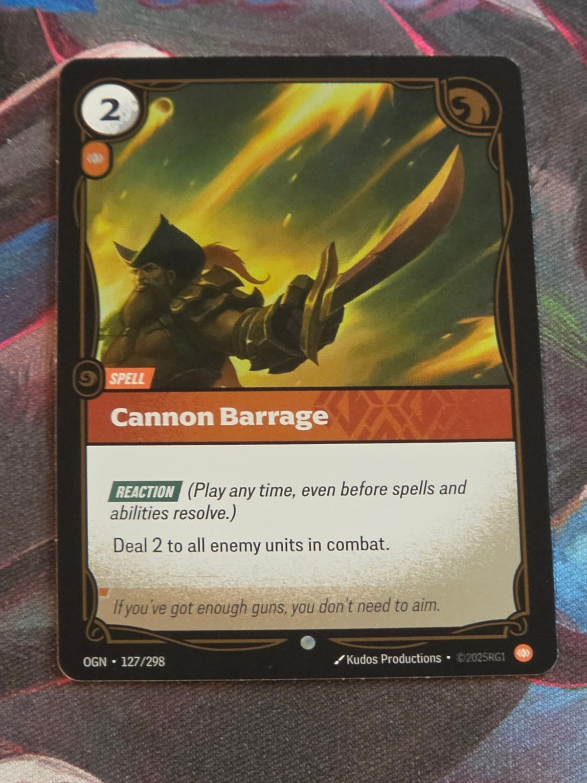Cannon Barrage - 127/298 - Origins - Common - NM