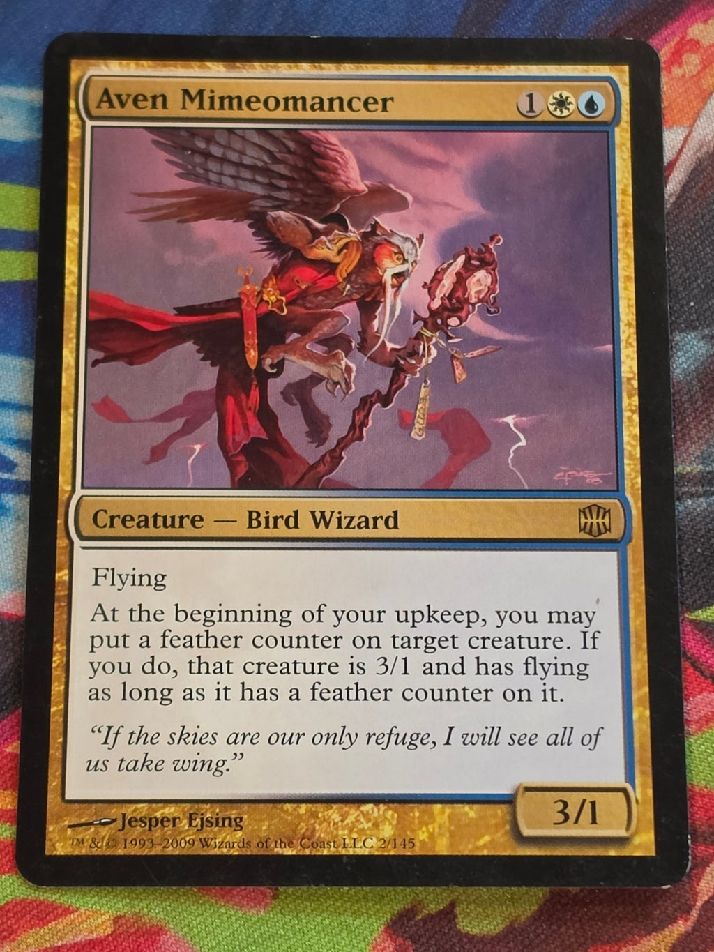 Aven Mimeomancer - 2 - Alara Reborn - Rare - LP - MTG