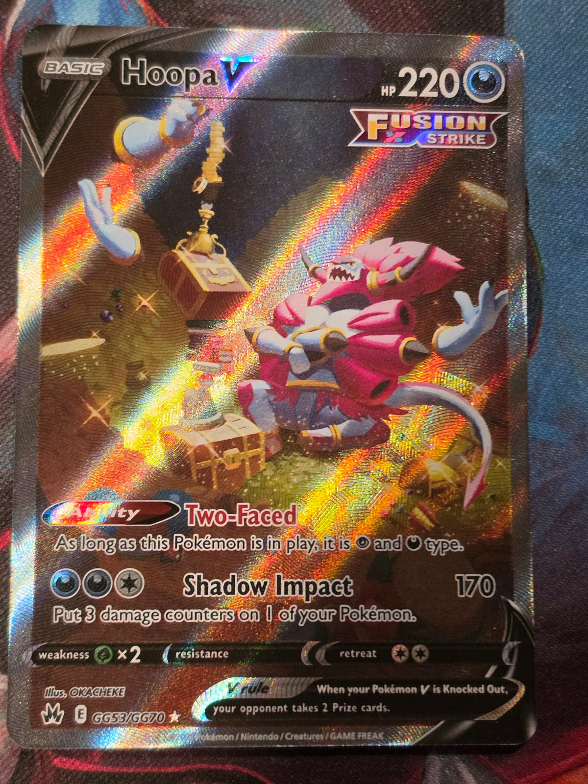 Hoopa V Ultra Rare Crown Zenith Galarian Gallery GG53/GG70 NM Pokemon