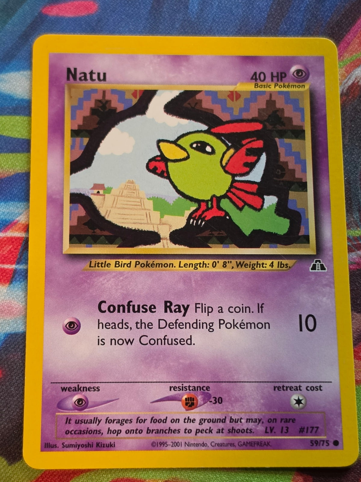Natu - 59/75 - Neo Discovery - Common - Unlimited - LP Pokemon