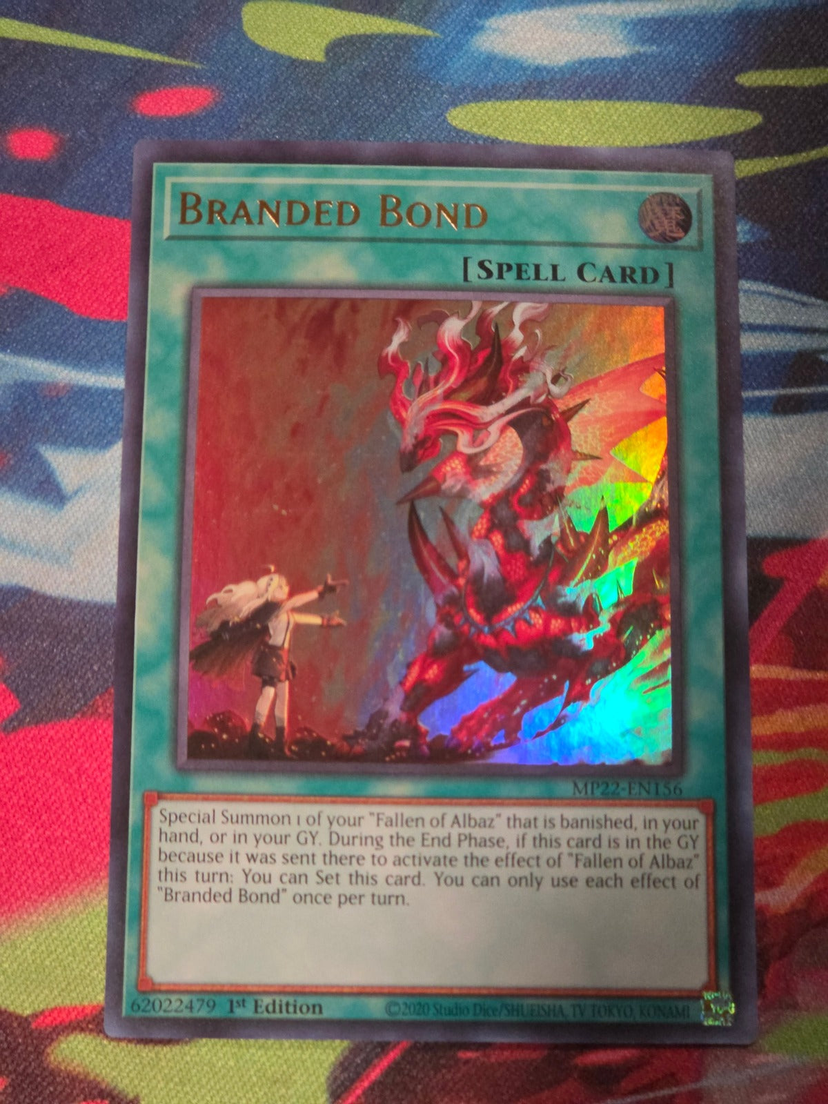 Branded Bond Ultra Rare 2022 Tin of the Pharaoh's Gods MP22-EN156 1st Edition LP Yu-Gi-Oh!