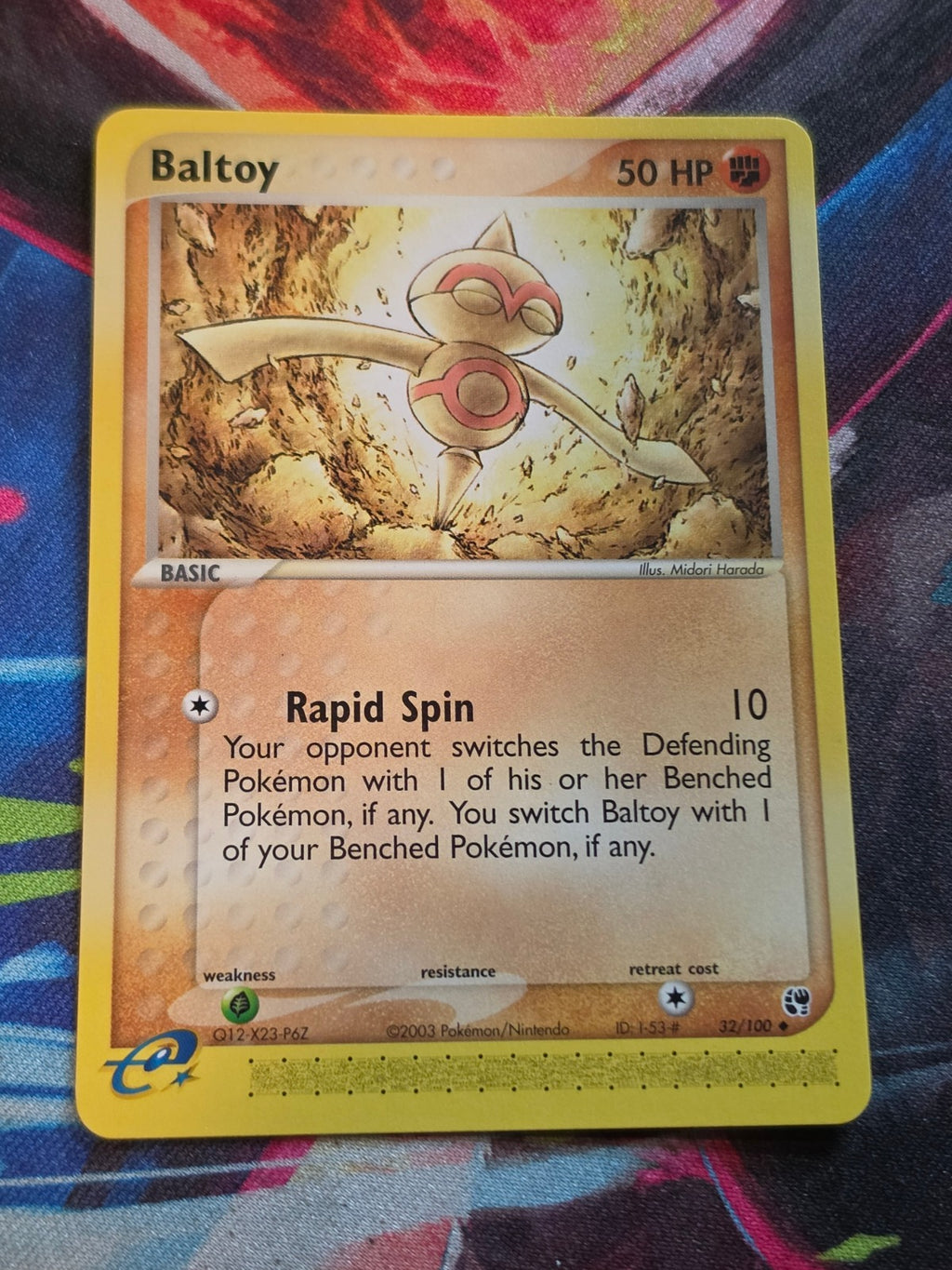 Baltoy - 32/100 - EX Sandstorm - Uncommon - NM - Pokemon