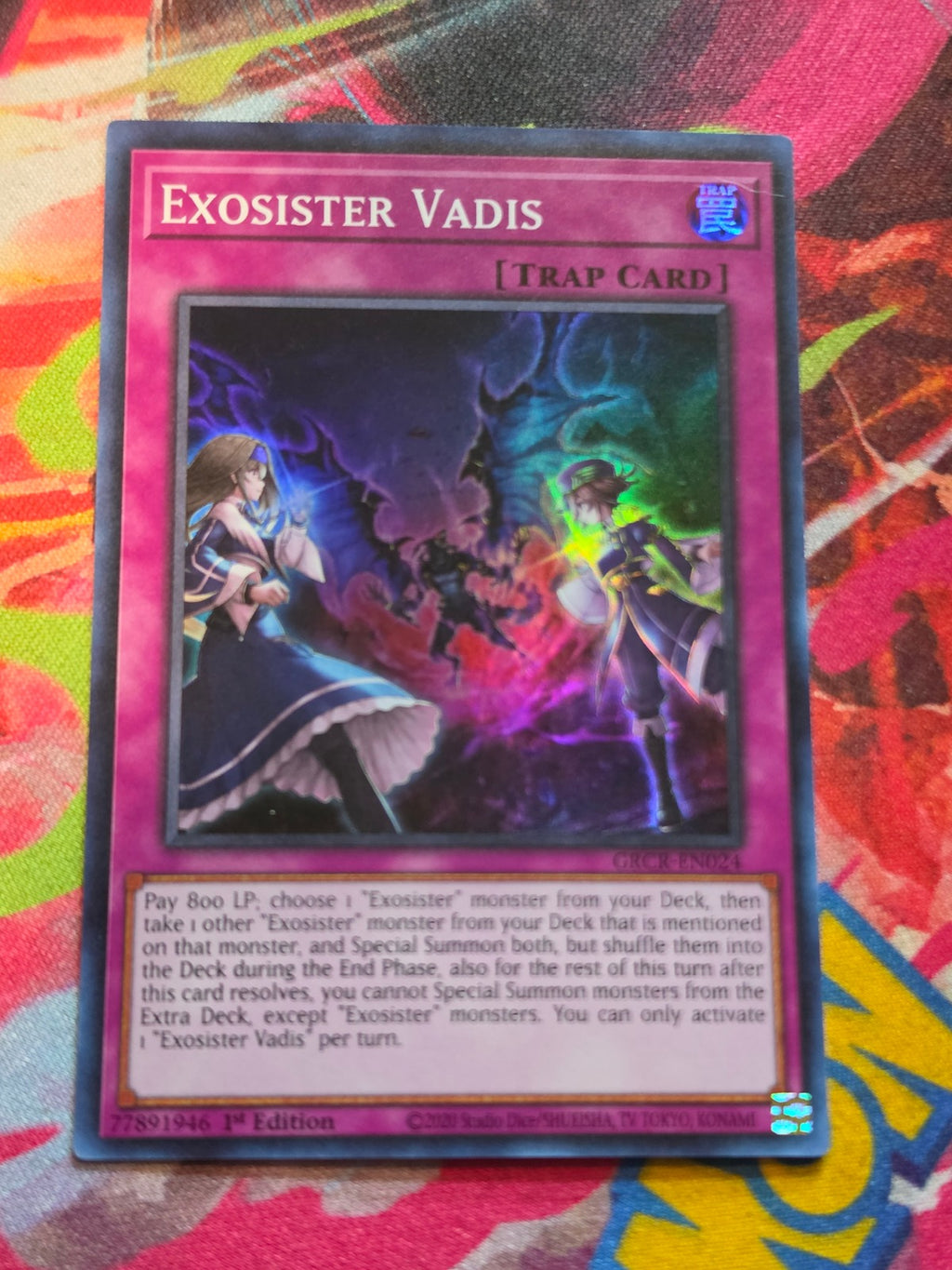 Exosister Vadis Super Rare The Grand Creators GRCR-EN024 1st Edition NM Yu-Gi-Oh!