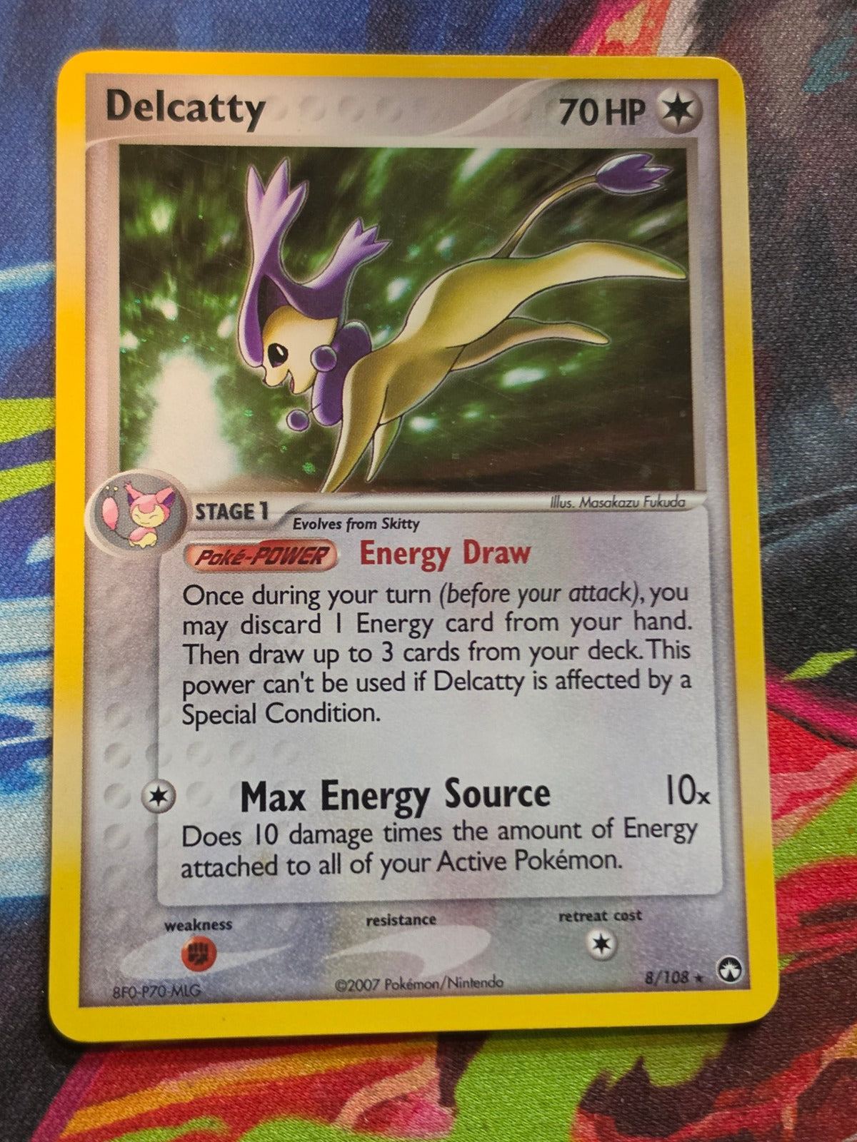 Delcatty Holo Rare EX Power Keepers 8/108 LP Pokemon