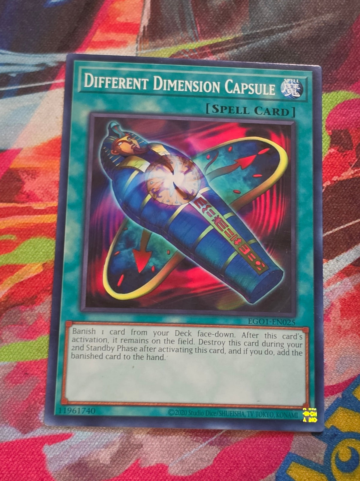 Different Dimension Capsule Common Egyptian God Deck: Obelisk the Tormentor EGO1-EN025 LP