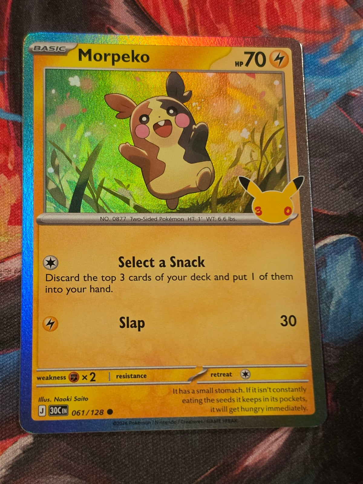 Morpeko - 061/128 - ME: 30th Celebration - Common - NM - Pokemon
